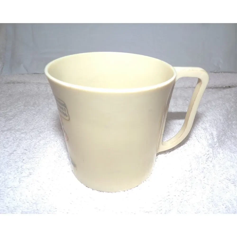 Vintage Little Orphan Annie Ovaltine Cup Beetle ware Plastic